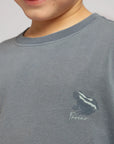 Polera manga larga kids Rana azul
