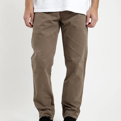 Pantalón hombre shaper taupe - Algodón orgánico