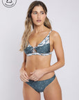 Bikini Bondi azul - Poliéster reciclado