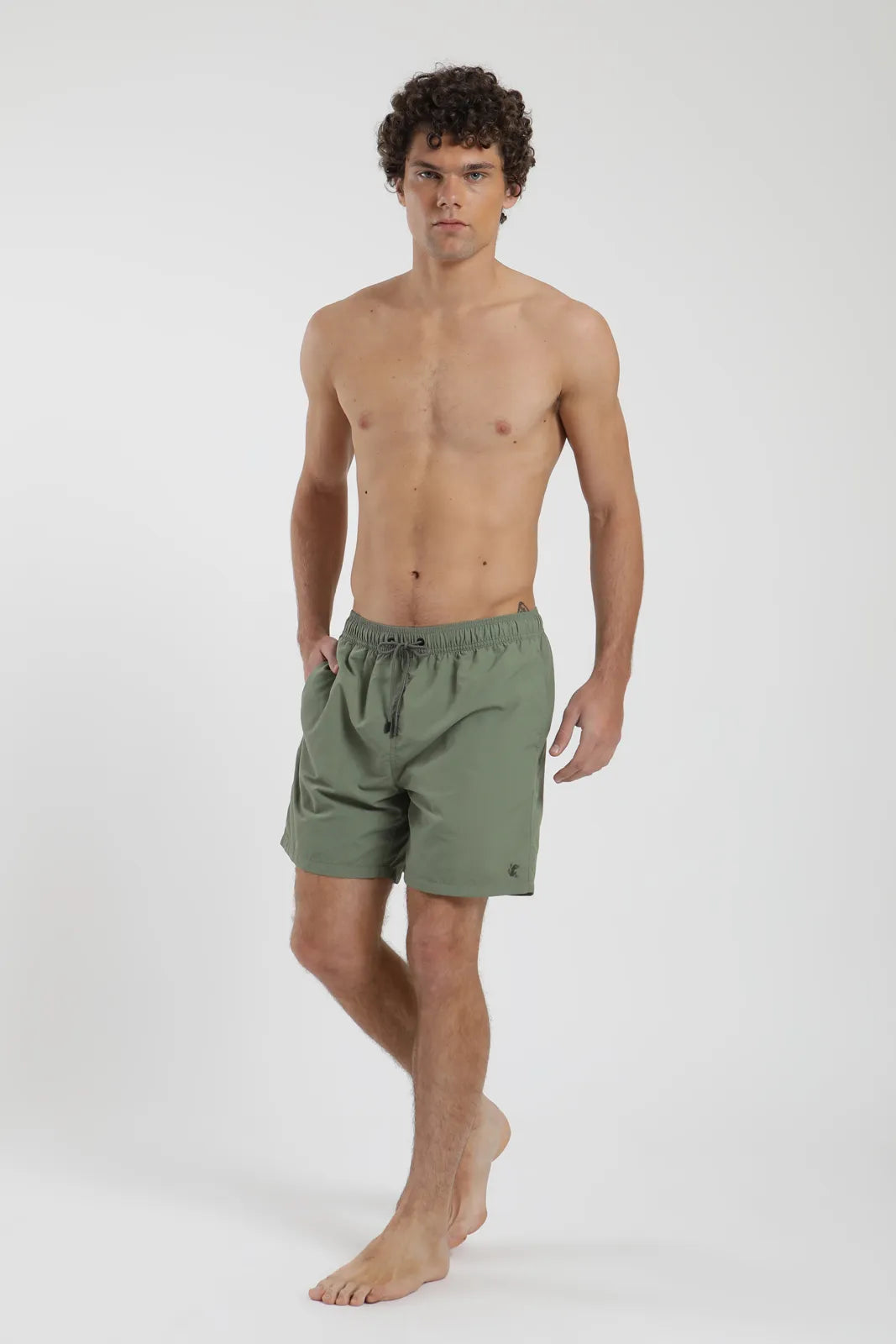 Traje de Baño hombre Classic Linea verde - Nylon reciclado