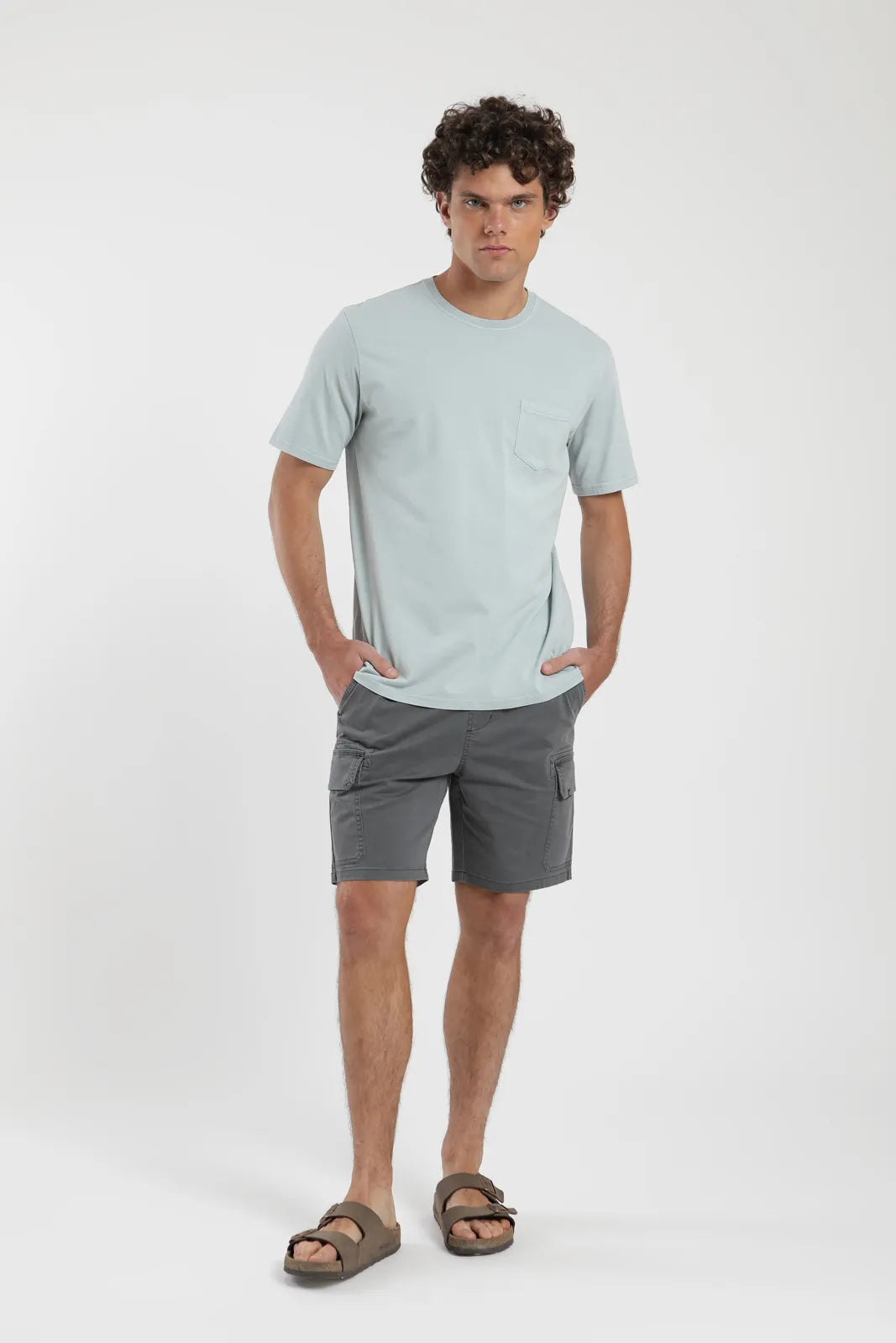 Polera Praia hombre Blanco-Algodón Organico Polera Praia hombre Blanco-Algodón Organico