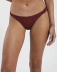 Bikini bottom Porto terracota - Poliéster reciclado