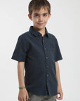 Camisa manga corta kids Classic azul - Algodón orgánico - Frøens