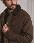 Chaqueta hombre Cali wax café