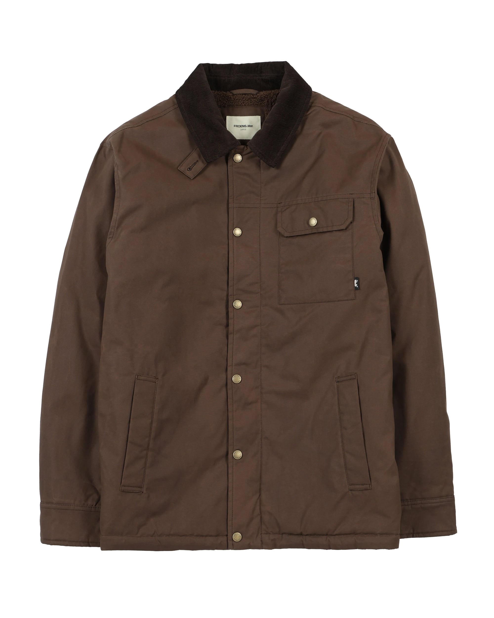 Chaqueta hombre Cali wax café