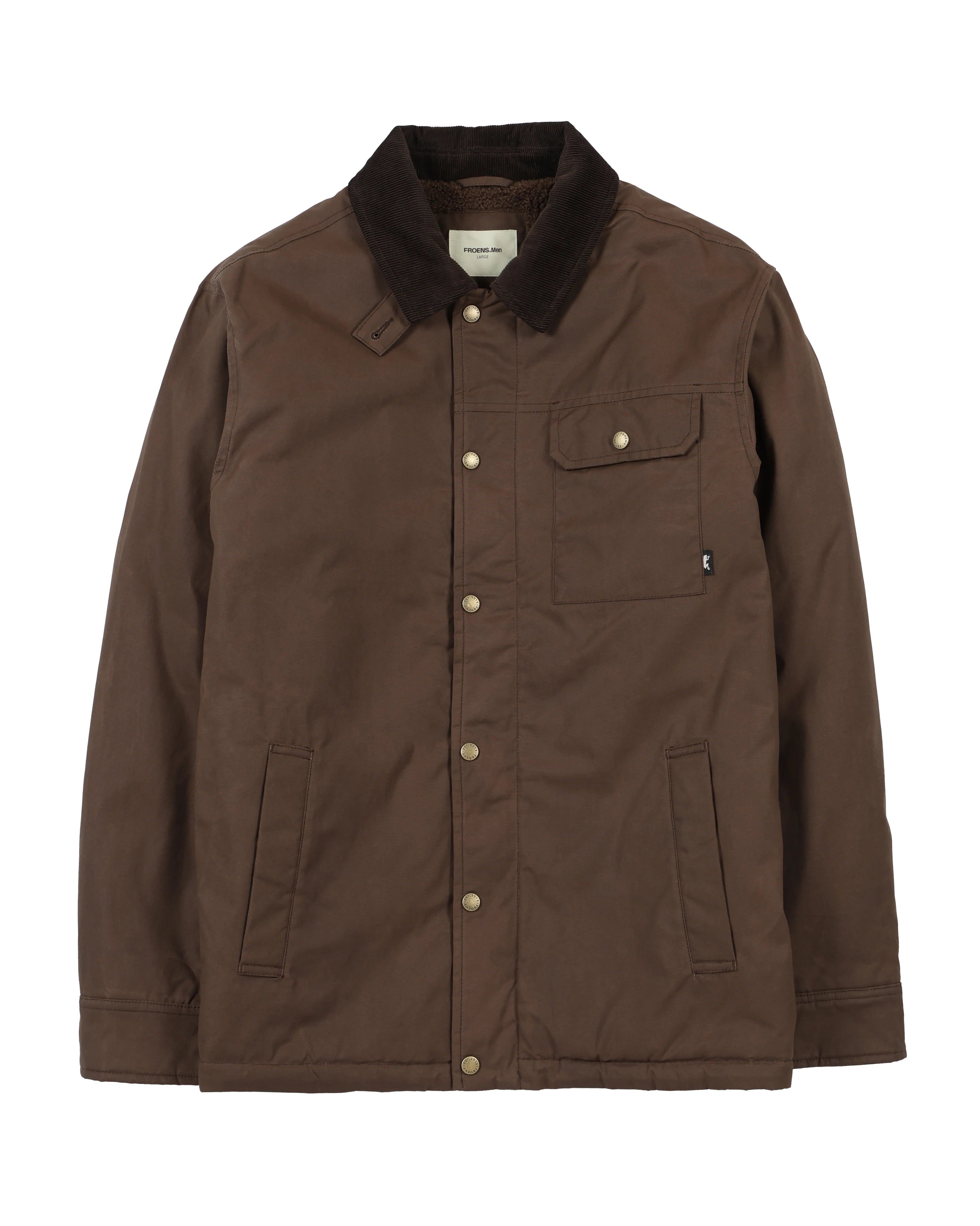 Chaqueta hombre Cali wax café