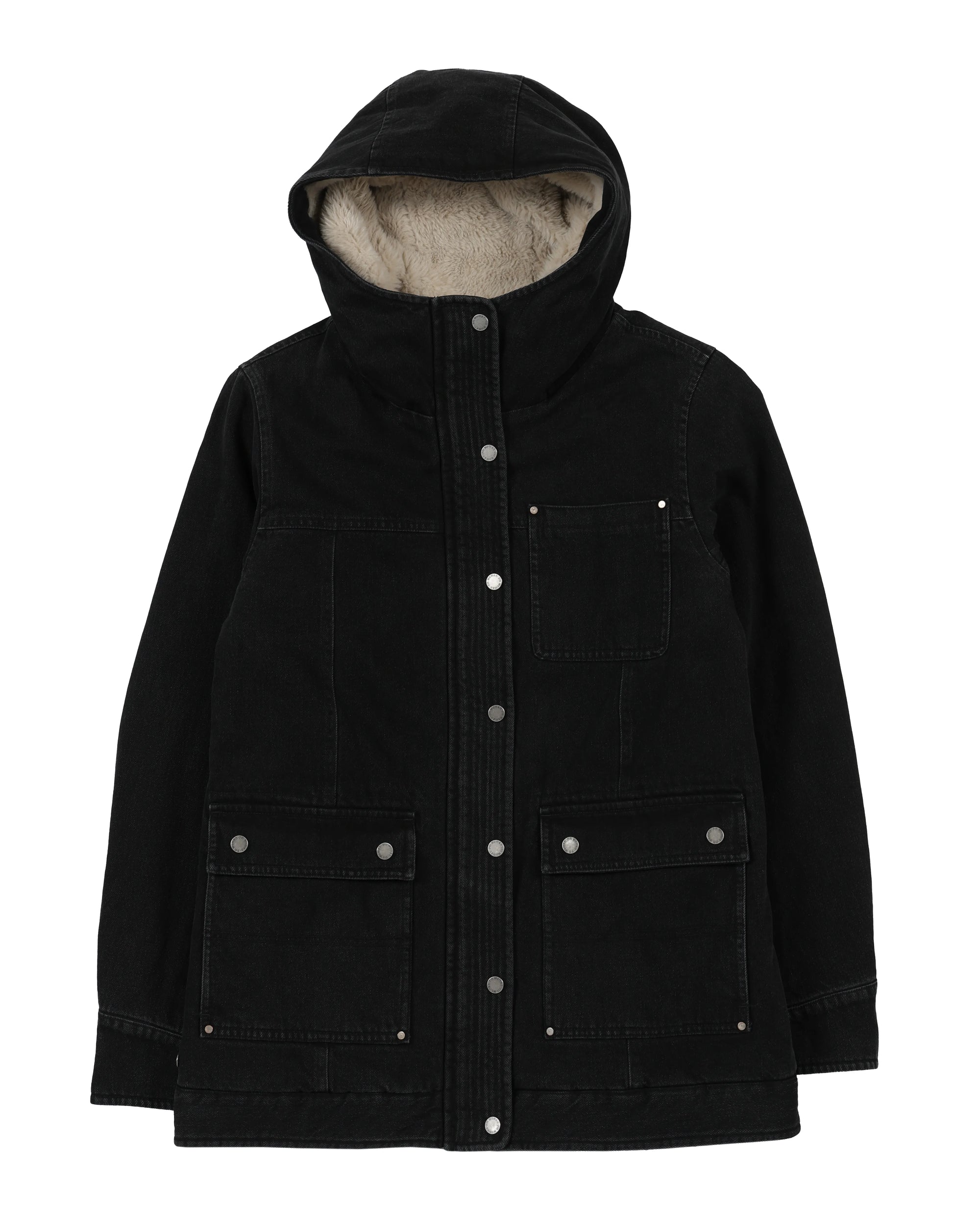 Chaqueta mujer Niebla negro - Algodón orgánico - Frøens