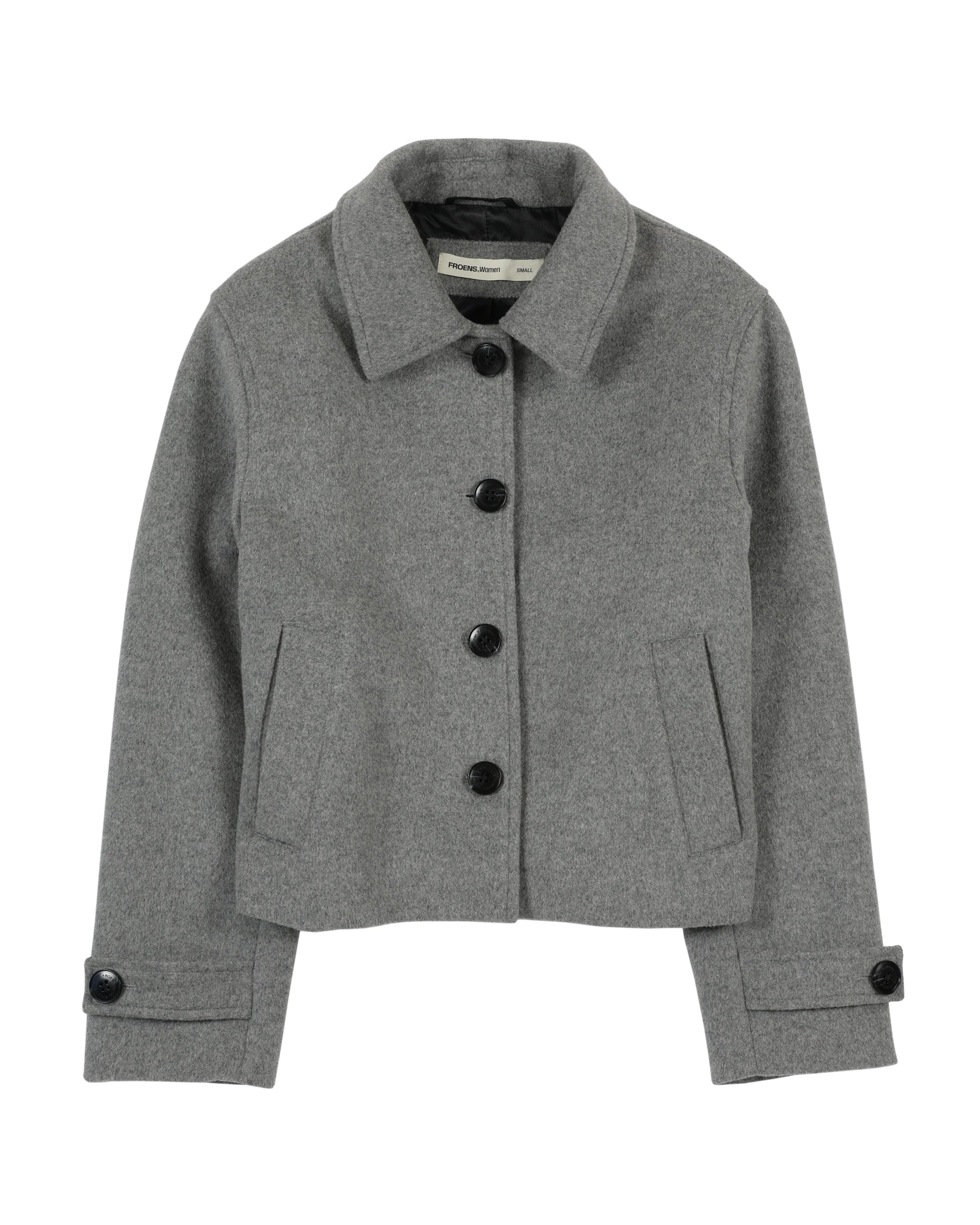 Chaqueta lana mujer Vera gris - Lana