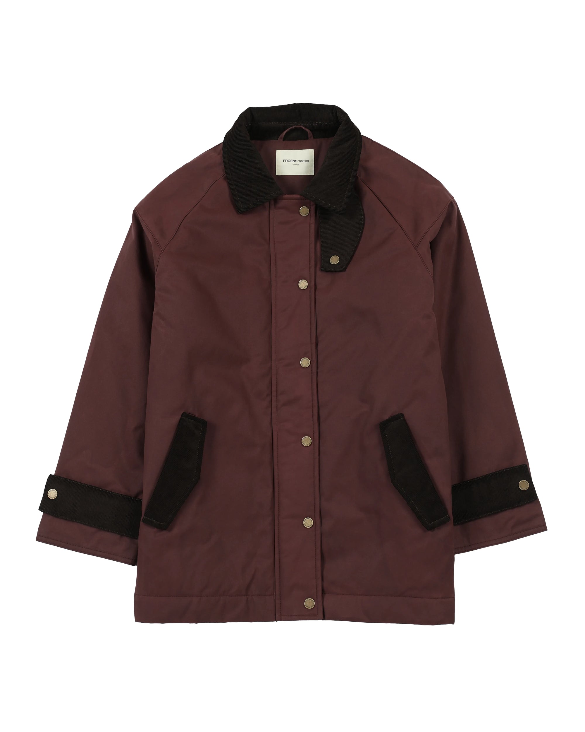 Chaqueta mujer Wax burdeo