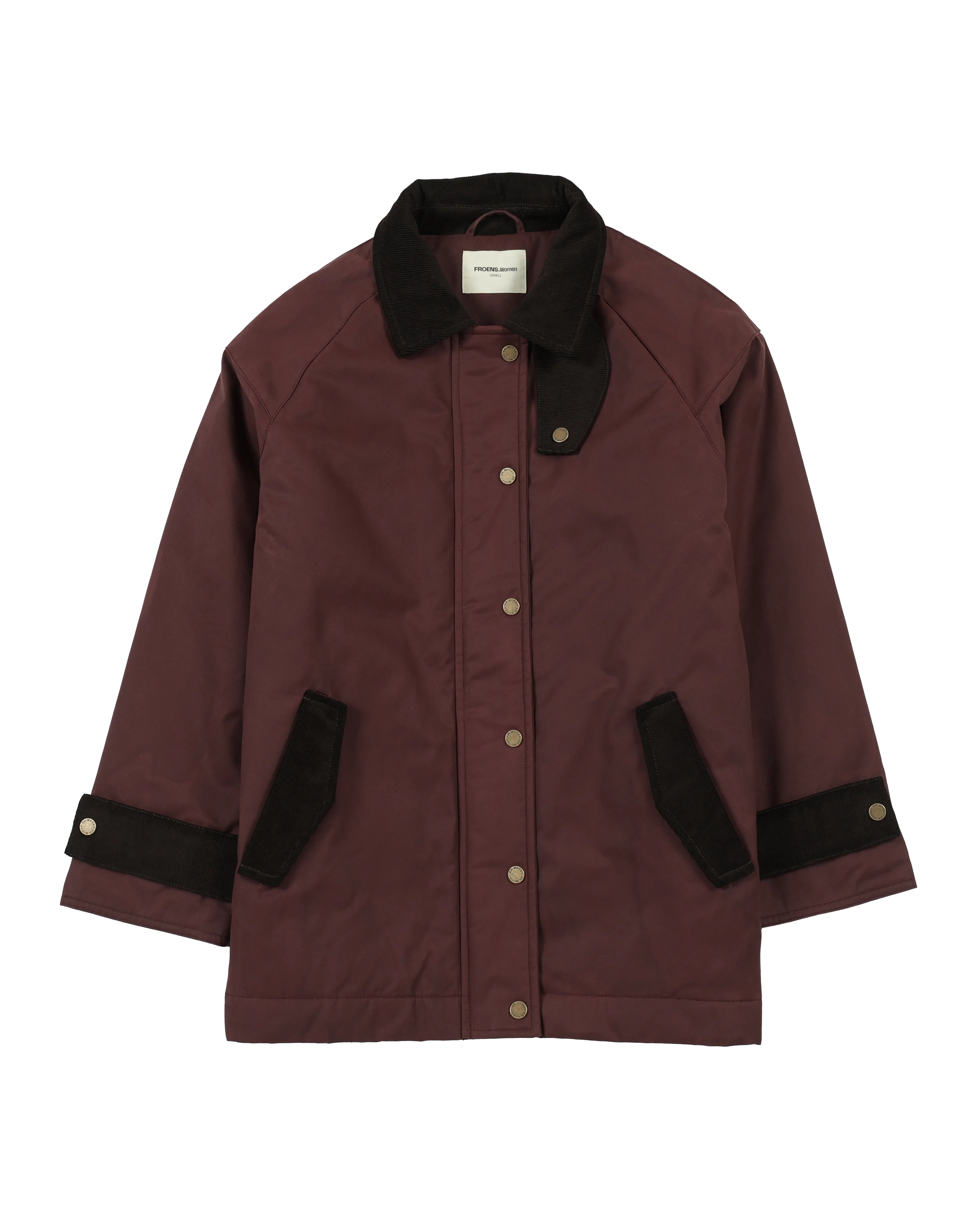 Chaqueta mujer Wax burdeo