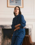 Blusa manga larga Ellie denim