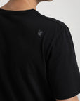 Polera manga corta hombre Plain negro - Algodón orgánico