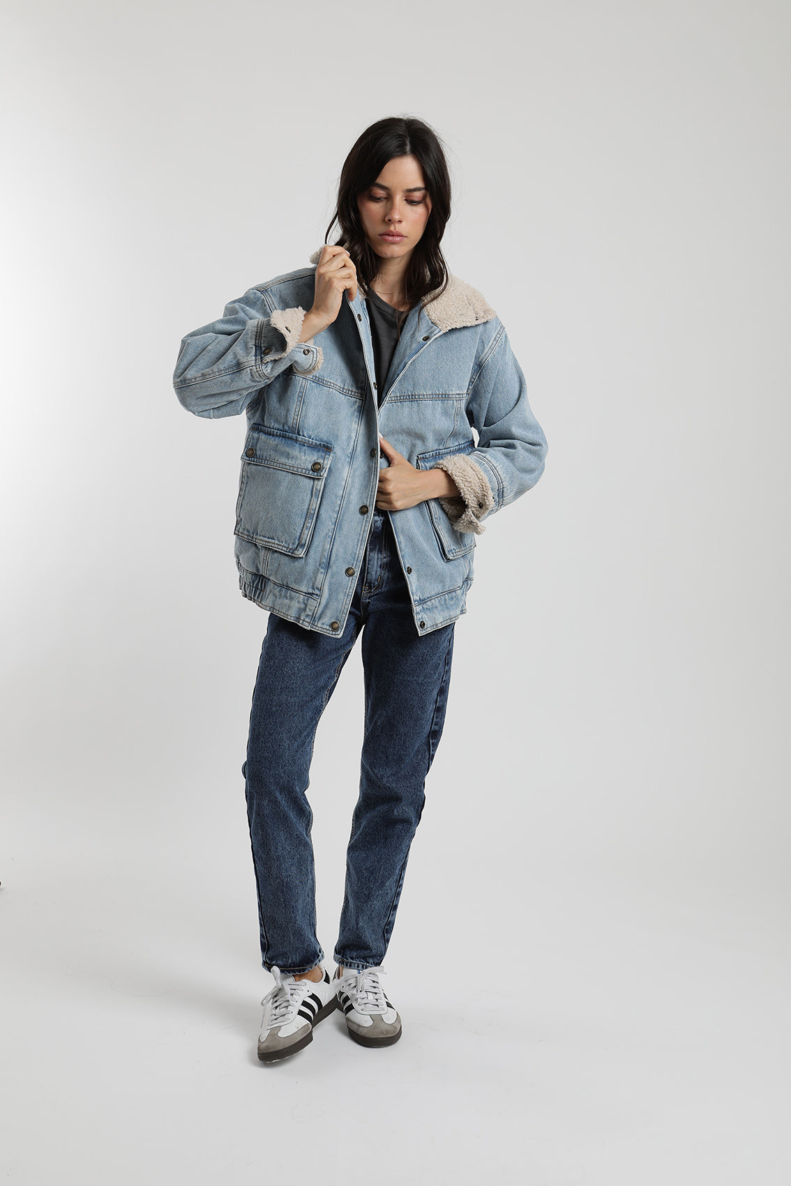 Chaqueta mujer Arrecife celeste - Frøens