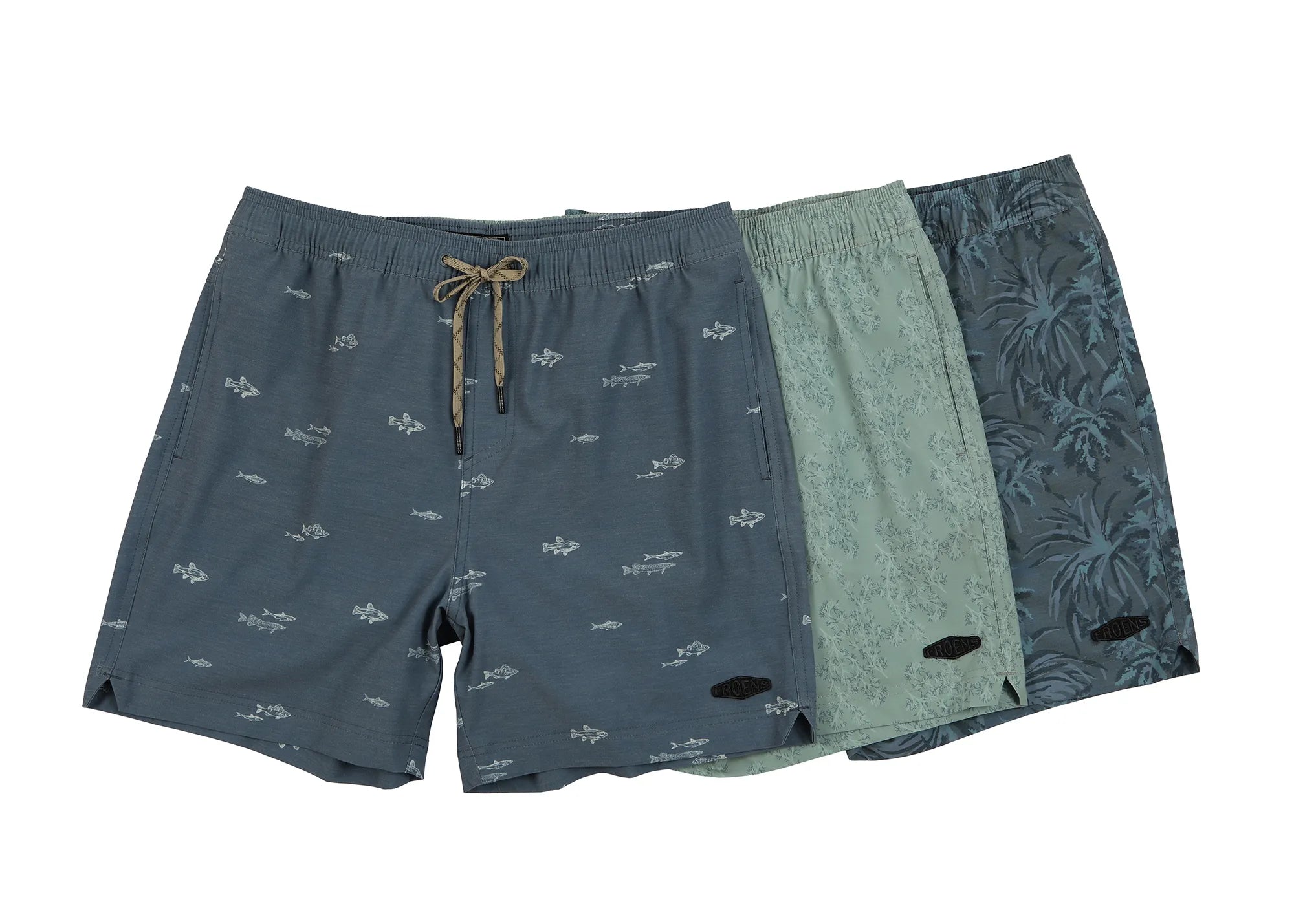 Traje de Baño hombre Trunk Corales verde - Poliéster reciclado - Frøens