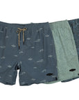 Traje de Baño hombre Trunk Corales verde - Poliéster reciclado - Frøens