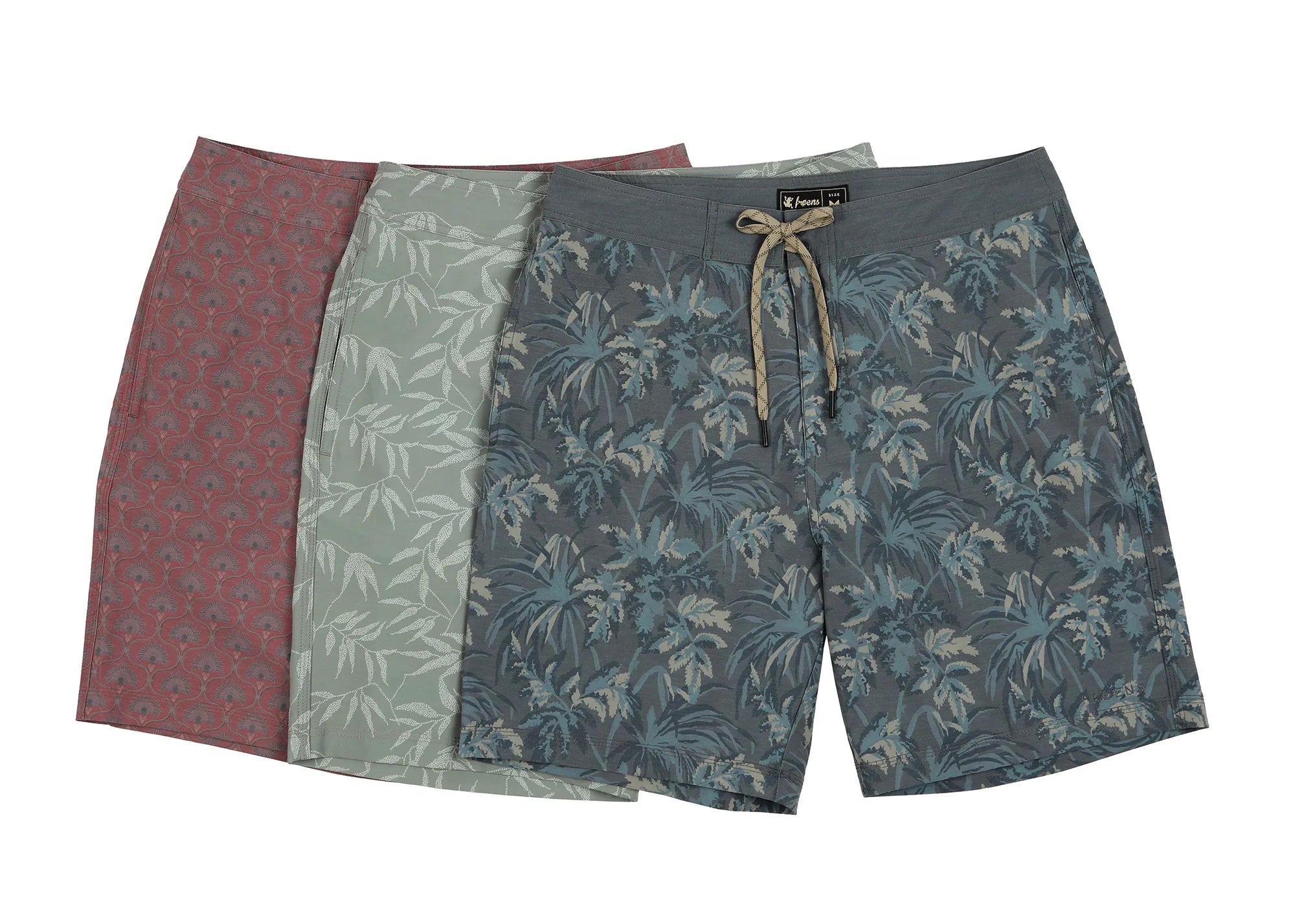 Traje de Baño hombre Surf Selva azul - Poliéster reciclado