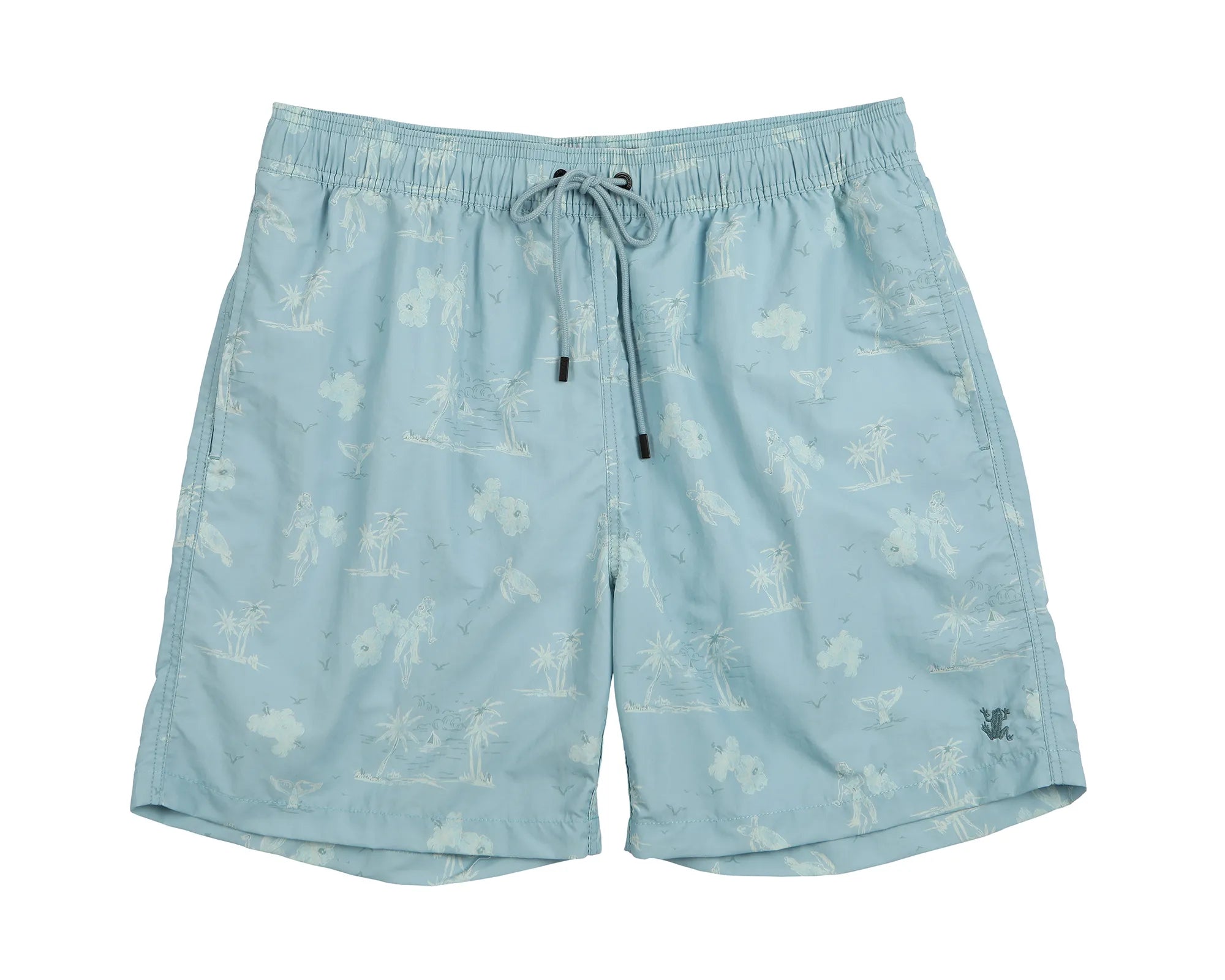 Traje de Baño hombre Classic Playa celeste - Nylon reciclado