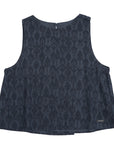 Blusa Caulle print azul - Lino - Frøens