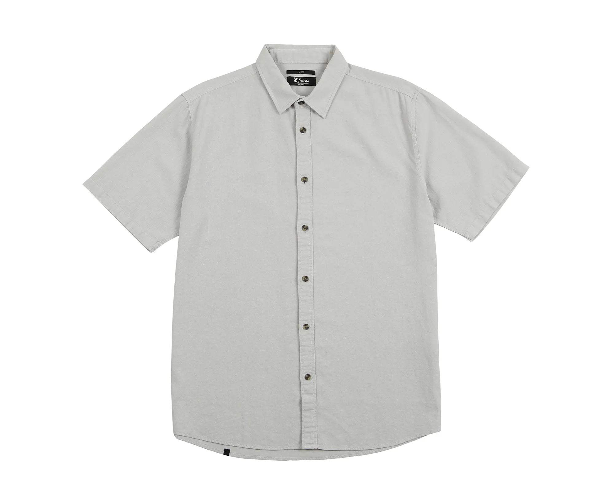 Camisa manga corta Classic gris - Algodón orgánico
