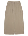 Falda larga Lisa beige - Lino - Frøens