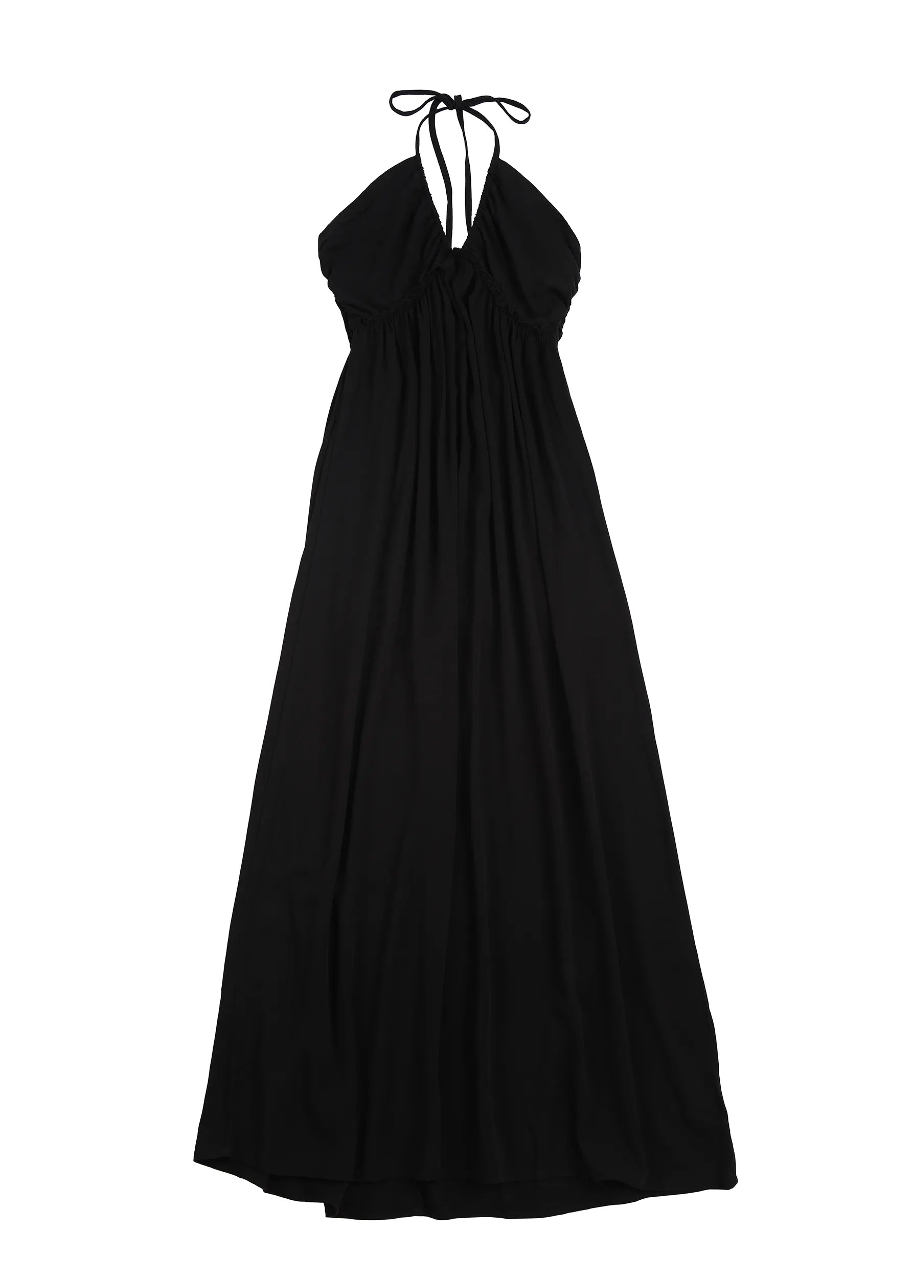 Vestido largo Tropic negro - Frøens