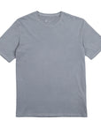 Polera manga corta hombre Plain lila - Algodón orgánico