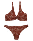 Bikini top Praia terracota - Poliéster reciclado