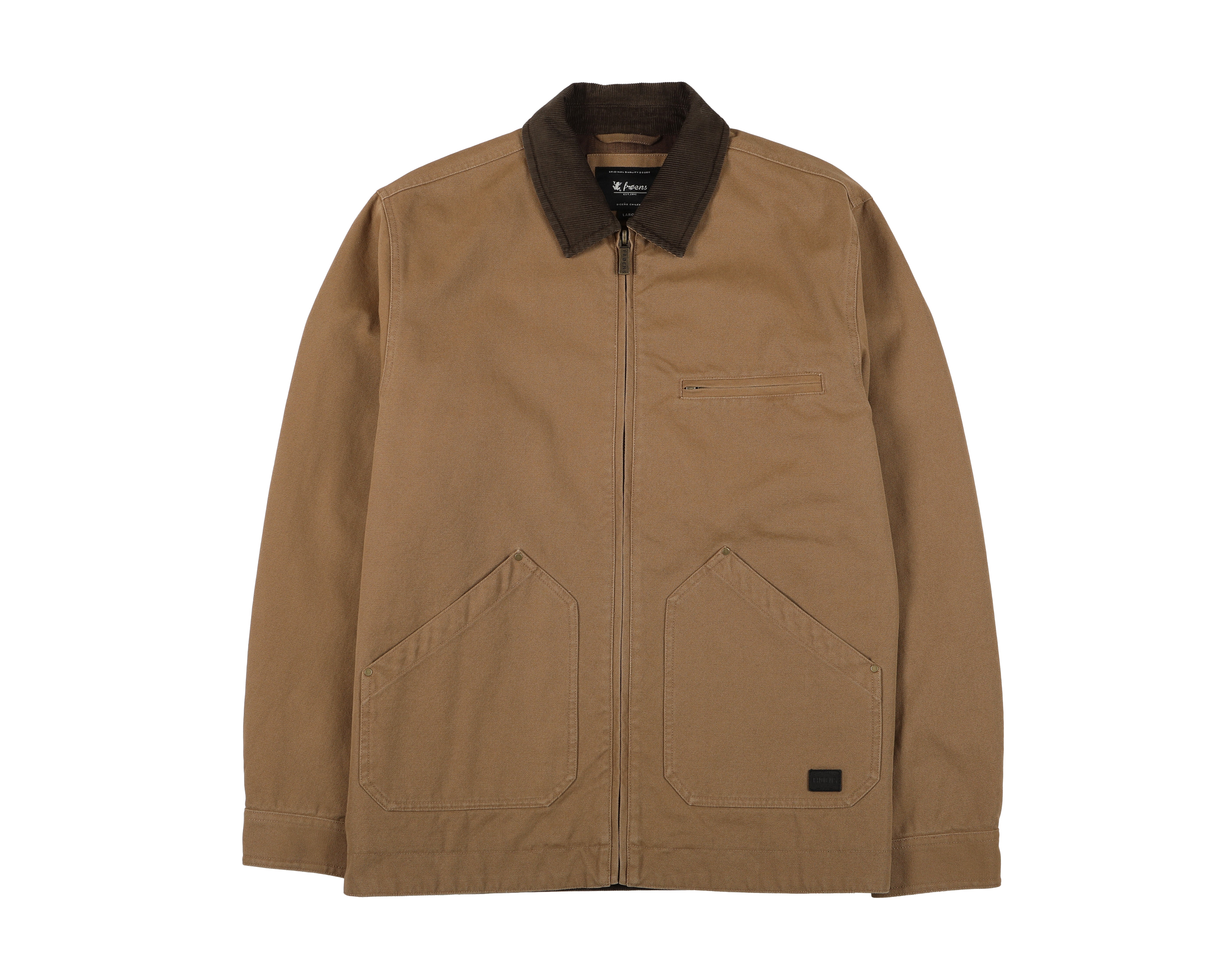 Chaqueta hombre Pampa beige - Algodón orgánico - Frøens