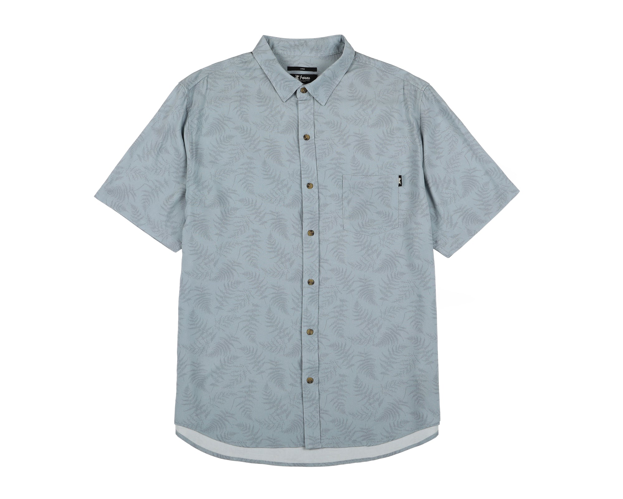 Camisa manga corta Helechos gris - Frøens