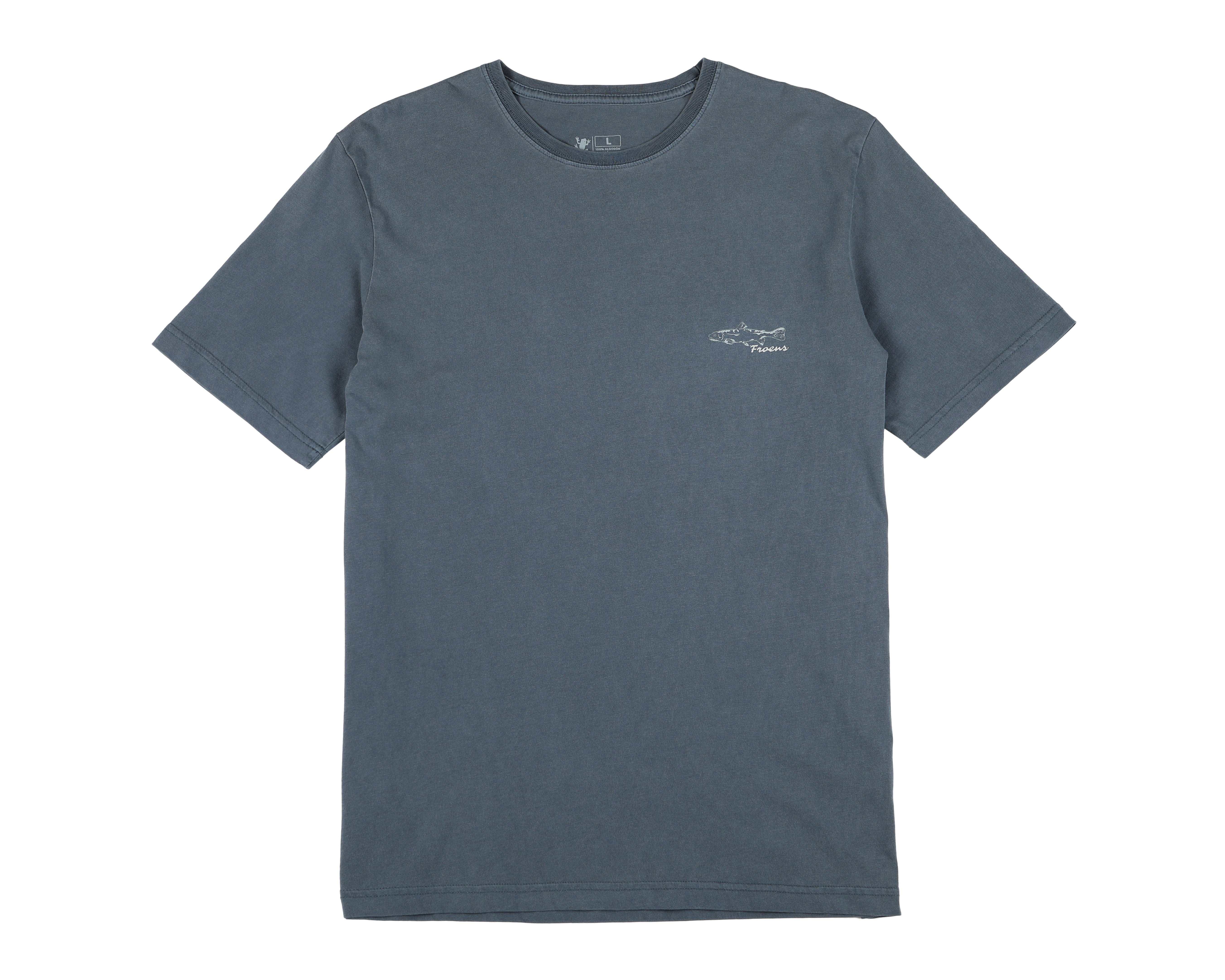Polera manga corta hombre Pez azul