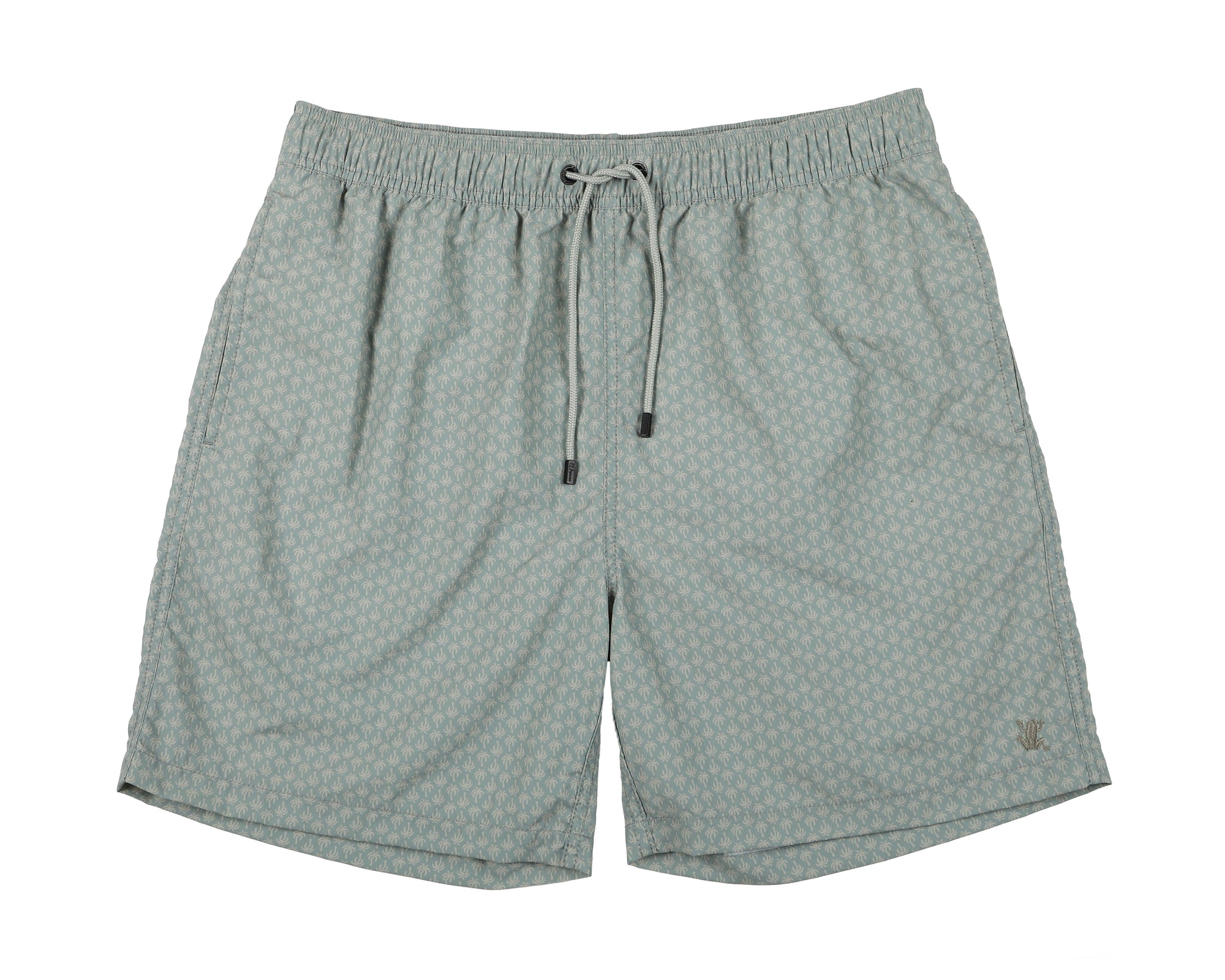 Traje de baño hombre classic Palmeras verde - Nylon reciclado - Frøens