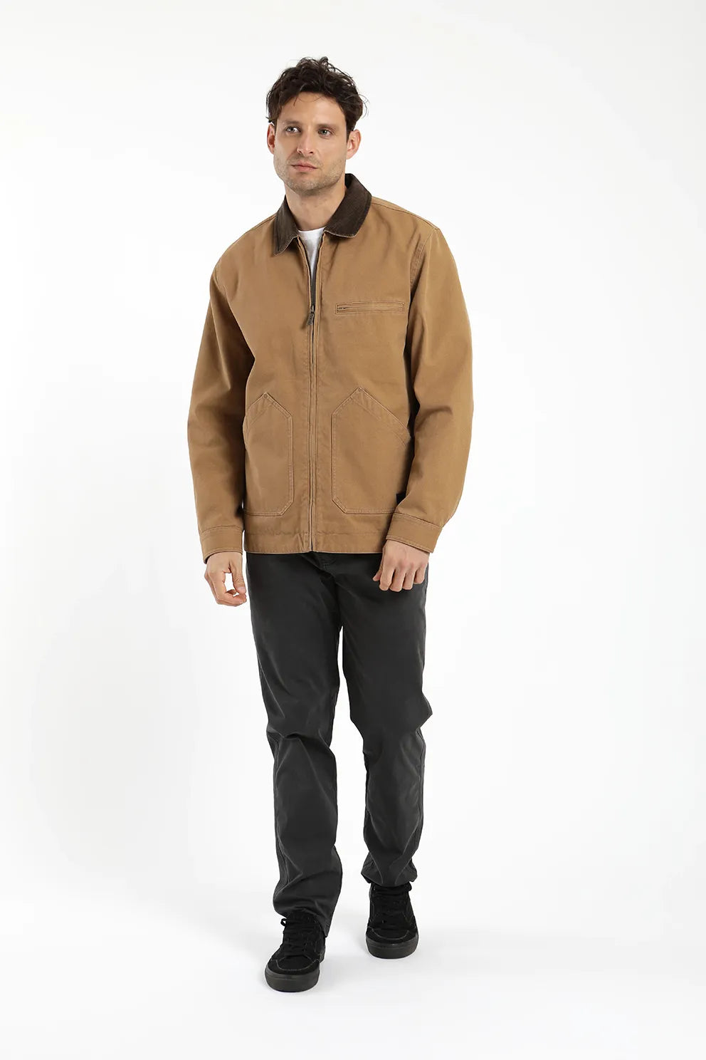 Chaqueta hombre Pampa beige - Algodón orgánico - Frøens