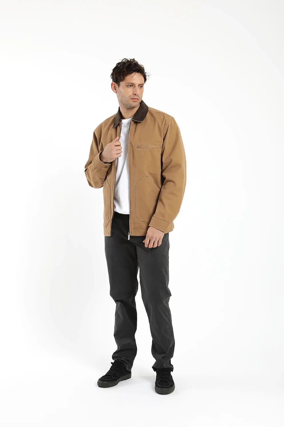 Chaqueta hombre Pampa beige - Algodón orgánico - Frøens