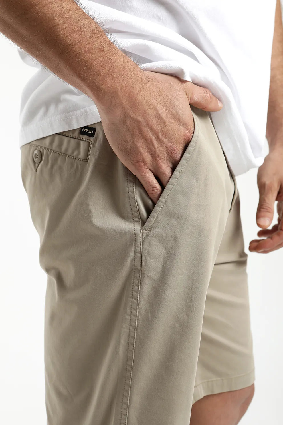 Short hombre Classic beige - Algodón orgánico - Frøens