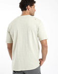 Polera manga corta hombre Mao beige - Algodón orgánico - Frøens