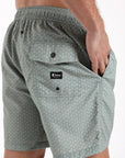 Traje de baño hombre classic Palmeras verde - Nylon reciclado