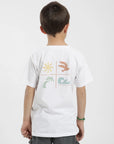 Polera manga corta kids Praia blanco- Algodón orgánico - Frøens