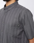 Camisa manga corta Texture Military gris