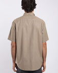 Camisa manga corta Basic olivo - Algodón orgánico