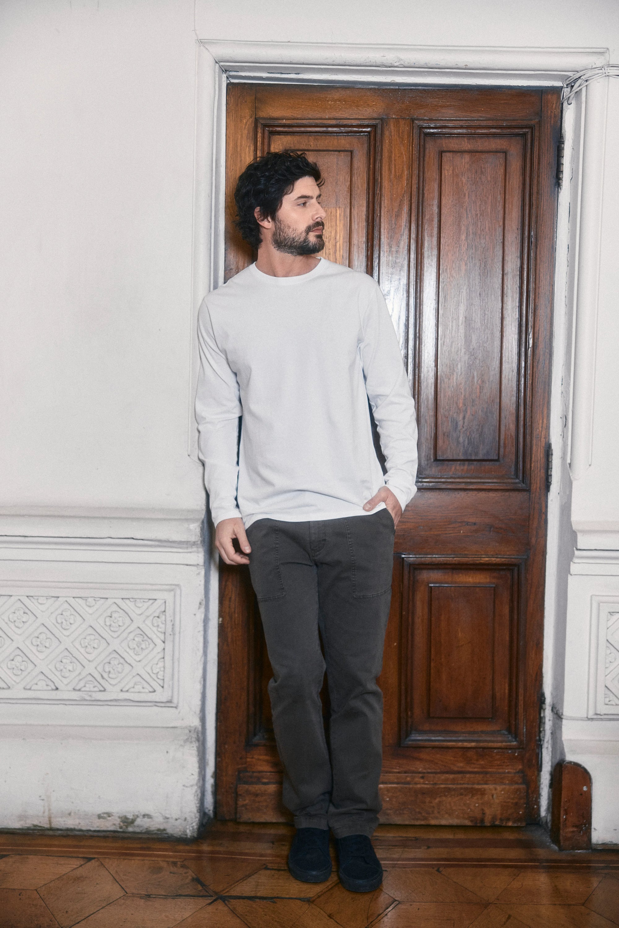 Pantalón hombre Patch negro