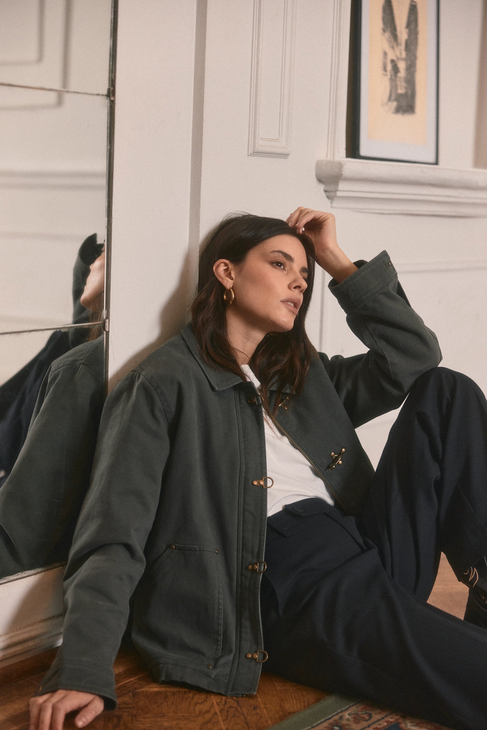 Chaqueta mujer Country verde