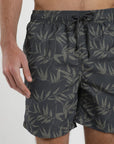 Traje de Baño hombre Classic Hojas grafito - Nylon reciclado - Frøens