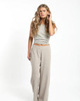 Pantalón mujer Mara beige