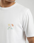 Polera manga corta hombre Praia blanco - Algodón orgánico