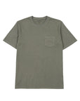 Polera manga corta hombre Bolsillo verde
