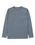 Polera manga larga hombre Plain heavy azul