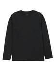 Polera manga larga hombre Plain heavy negro