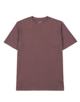 Polera manga corta hombre Plain burdeo - Algodón orgánico - Frøens