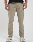 Pantalón hombre Shaper beige- Algodón orgánico