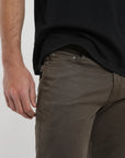 Pantalón hombre Shaper café - Algodón orgánico